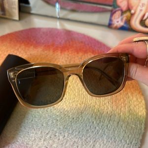 Warby Parker Aubrey Wide Frame sunglasses Grey